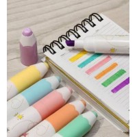هایلایتر 6تایی طرح مداد